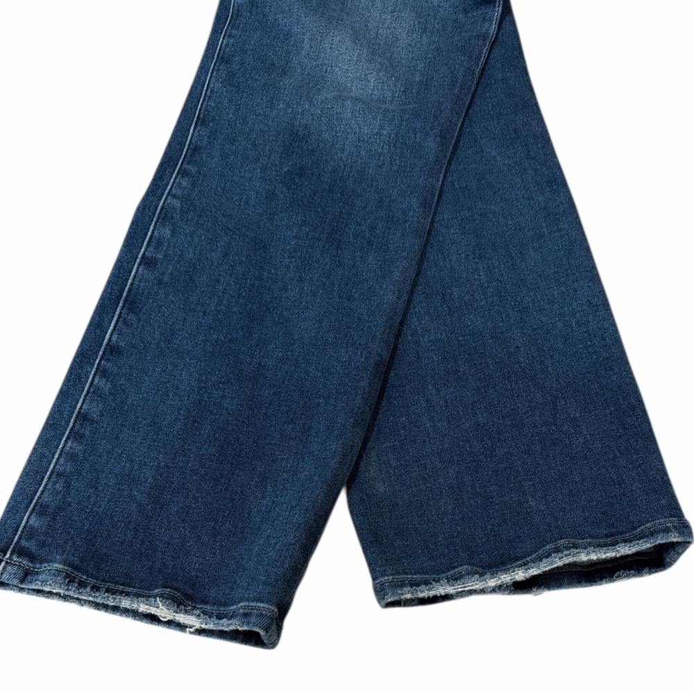 PAIGE Ultra High Rise Straight Jeans Stargazed Distressed Sz 30 |Vintage Stretch - Picture 7 of 8